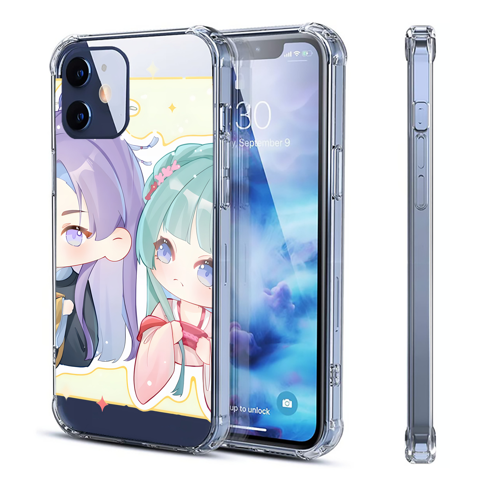 （画像用） 薬屋のひとりごと The Apothecary Diaries 【iPhone 12シリーズ対応】透明スマホケース（クリアソフトケース）